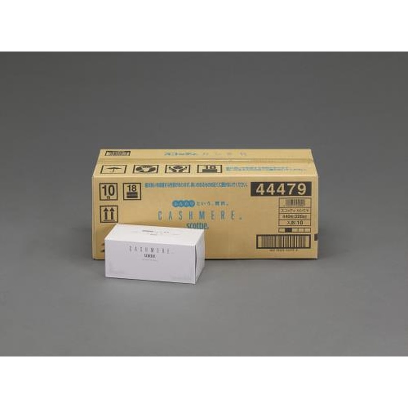 エスコ EA929A-17B ティッシュペーパー(スコッティカシミヤ/10箱) 1個（ご注文単位1個）【直送品】