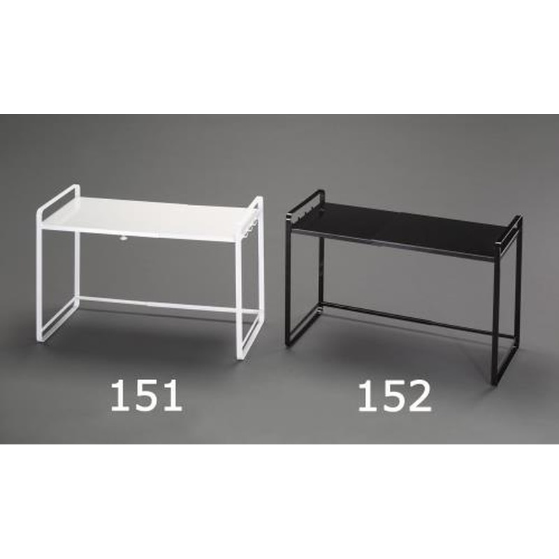 エスコ EA951FE-152 475-750x350x500mmレンジ用ラック(スチール製) 1個（ご注文単位1個）【直送品】