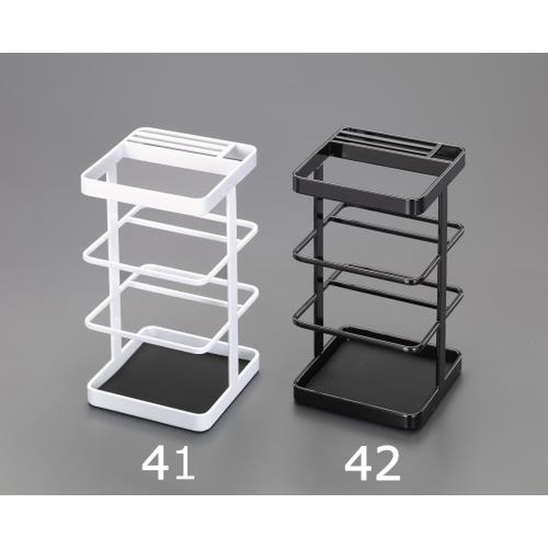 エスコ EA954TE-41 120x120x220mmキッチンツール用スタンド(ホワイト) 1個（ご注文単位1個）【直送品】