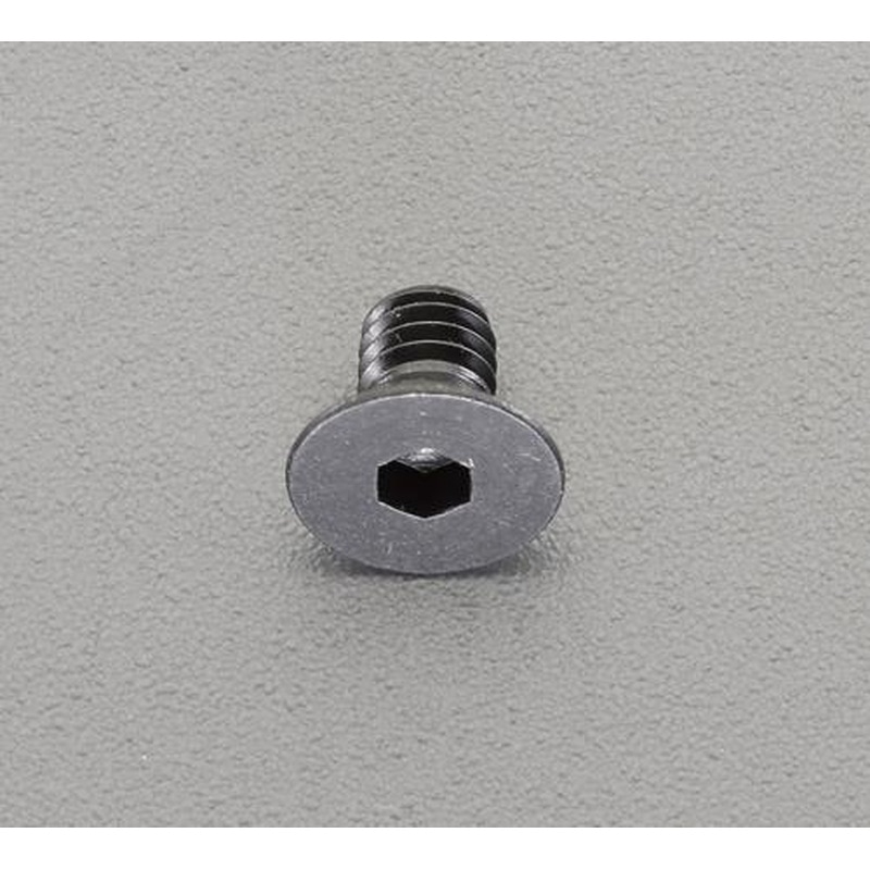エスコ EA949MT-308 M3x8mm六角穴付皿ボルト(ステンレス/黒色/4本) 1個（ご注文単位1個）【直送品】