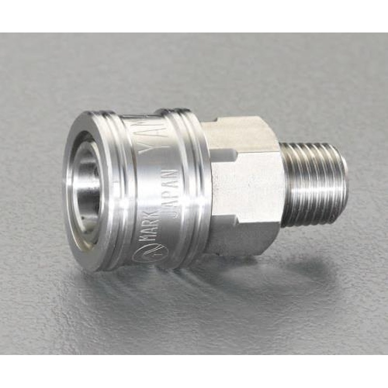 エスコ EA140BG-12 R1・1/2”雄ねじカップリング(中圧用/ステンレス) 1個（ご注文単位1個）【直送品】