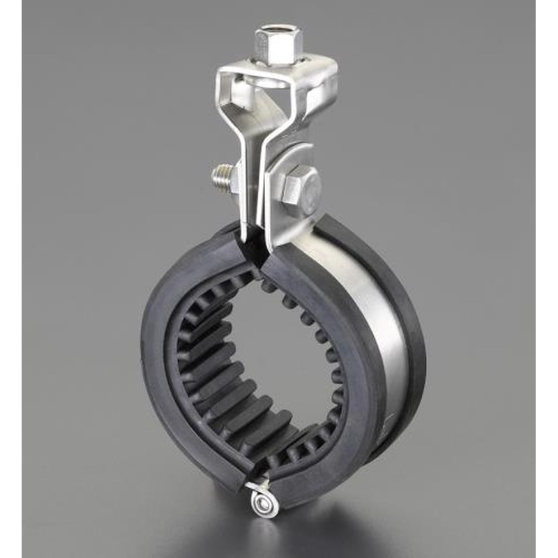 エスコ EA440AN-80 80A吊バンド(鋼管用/防振/ステンレス製) 1個（ご注文単位1個）【直送品】