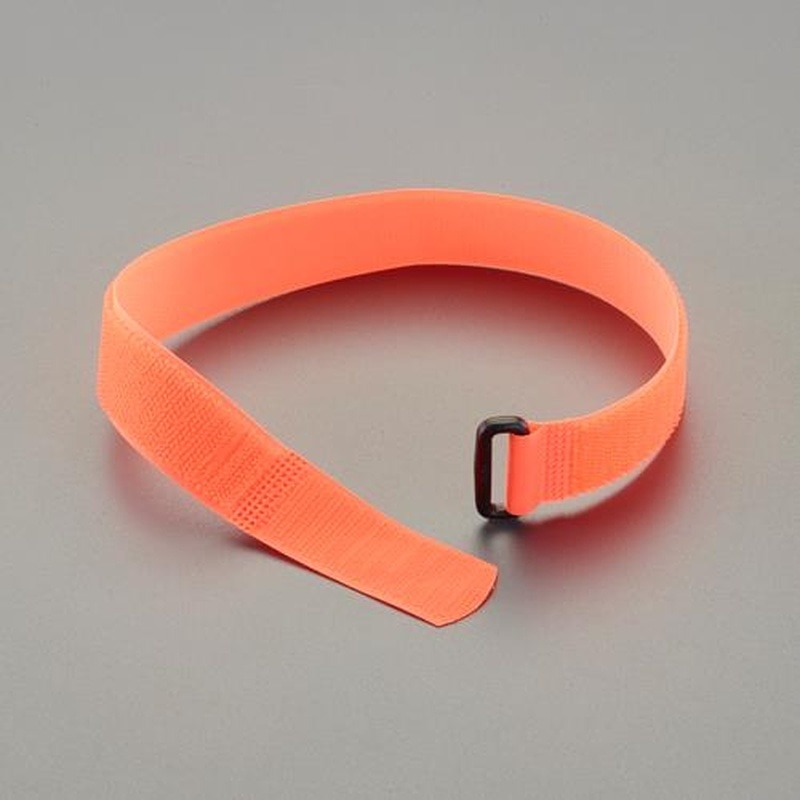 エスコ EA944M-131 25x420mmマジック認識バンド(蛍光オレンジ) 1個(ご注文単位1個)【直送品】