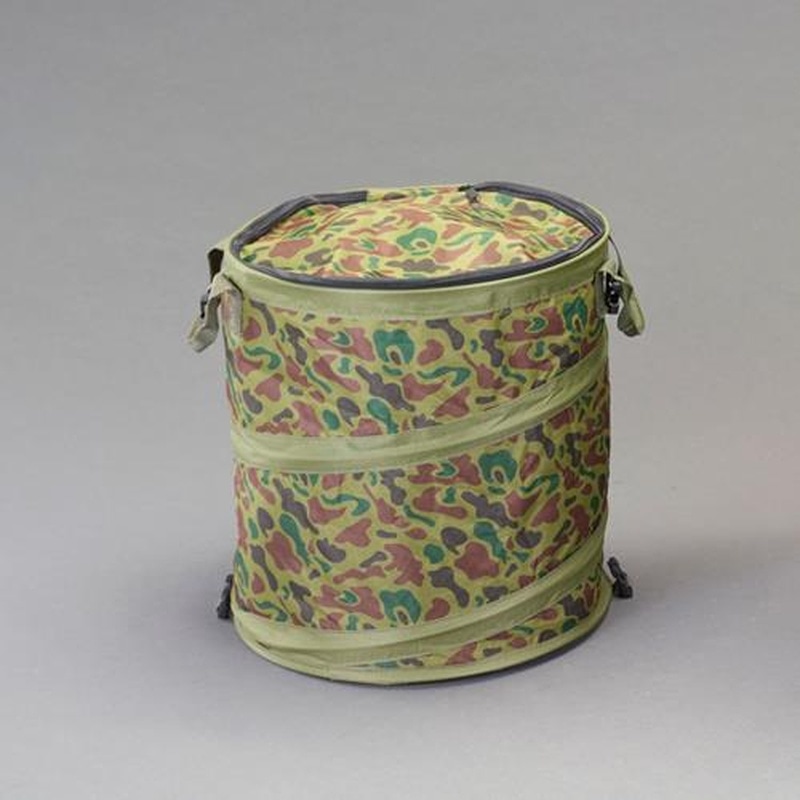 エスコ EA925M-81 φ400x450mm/56L自立型バケツ(フタ付/迷彩) 1個（ご注文単位1個）【直送品】