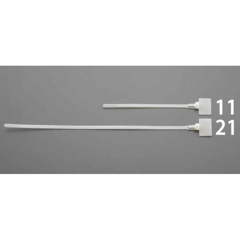 エスコ EA475HB-21 215x3.6mm/13x19mmマーカーバンド(100本) 1個（ご注文単位1個）【直送品】