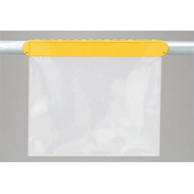 エスコ EA983DH-32 450x355mmワンタッチ取付標識(黄色) 1個（ご注文単位1個）【直送品】