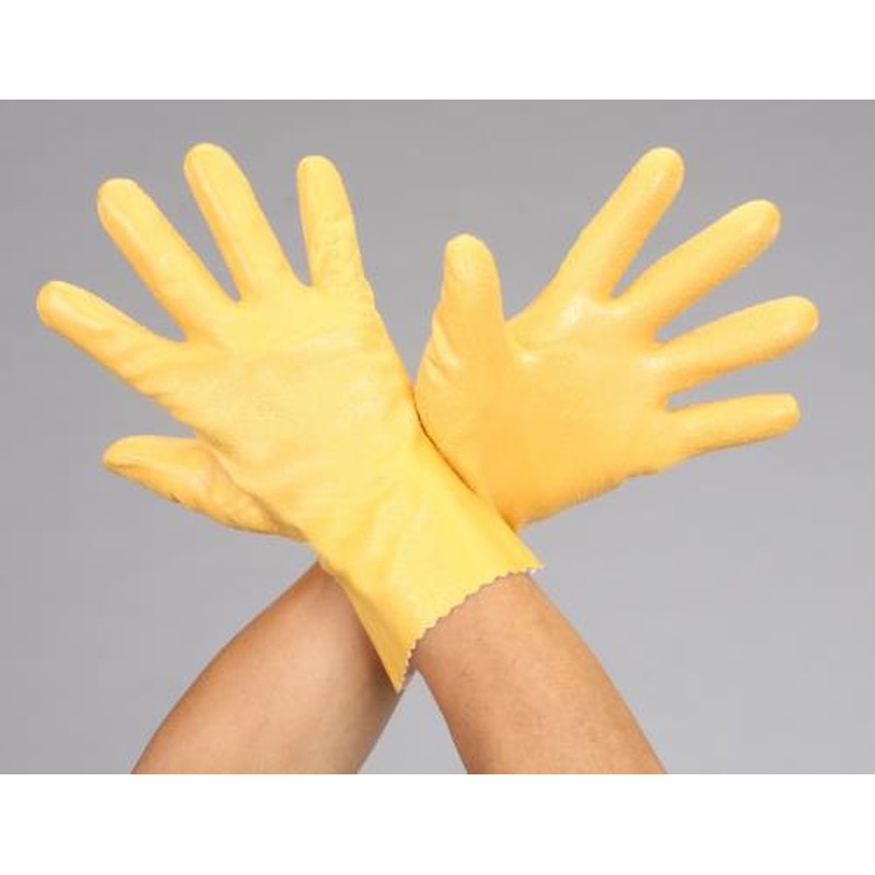 エスコ EA354GE-77[LL]手袋・耐油(ニトリルゴム/10双) 1個（ご注文単位1個）【直送品】