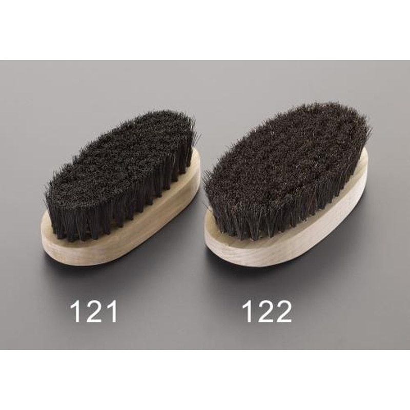 エスコ EA109B-122 70x145mm小判型ブラシ(馬毛・8行) 1個（ご注文単位1個）【直送品】