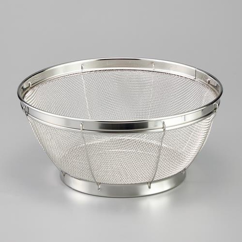 エスコ EA992CN-32A φ195x90mm洗浄ざる(ステンレス製) 1個(ご注文単位1個)【直送品】