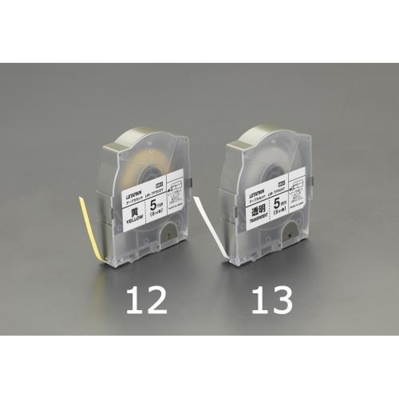 エスコ EA761DC-13[EA761DC用]5mmテープカセット(透明) 1個（ご注文単位1個）【直送品】