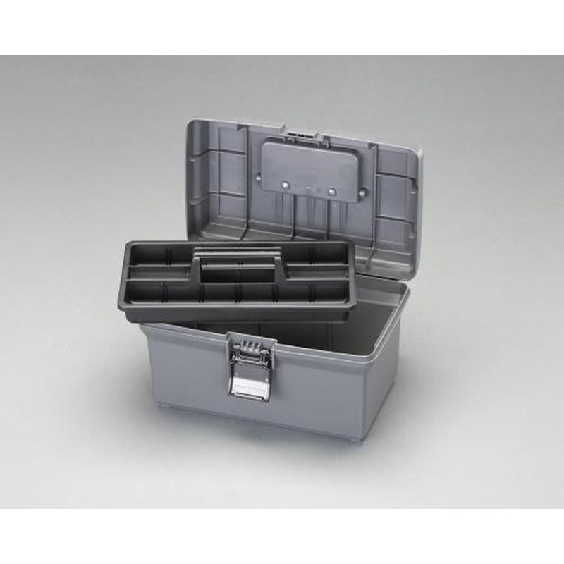 エスコ EA505LA-24 350x220x210mm工具箱(中皿付) 1個(ご注文単位1個)【直送品】