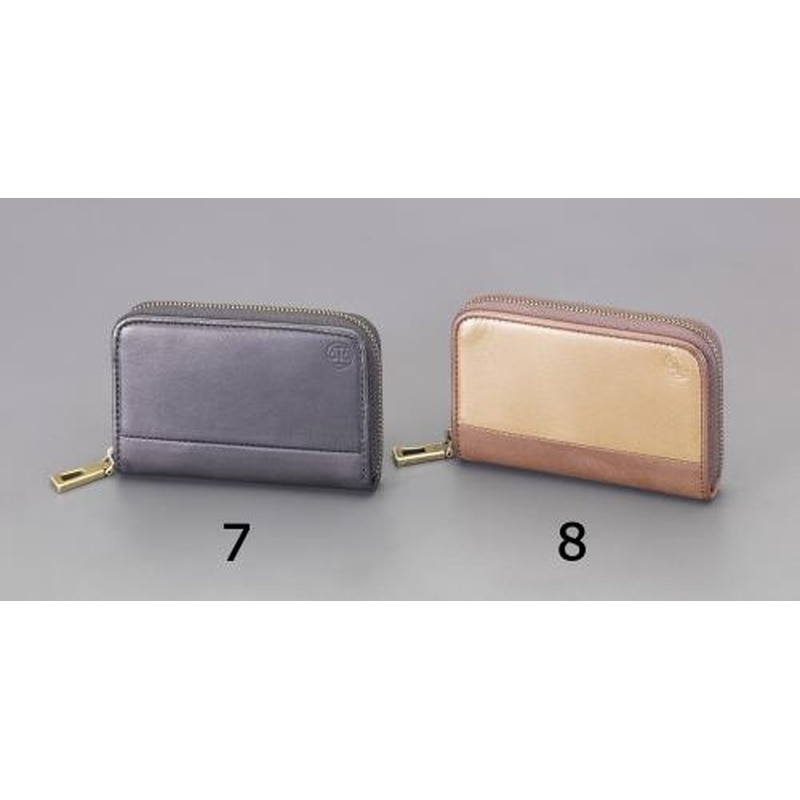 エスコ EA927BR-8 105x75x15mm名刺・カードケース(茶) 1個(ご注文単位1個)【直送品】