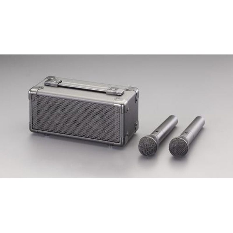 エスコ EA763CJ-4 ワイヤレスマイク付拡声器スピーカー 1個（ご注文単位1個）【直送品】