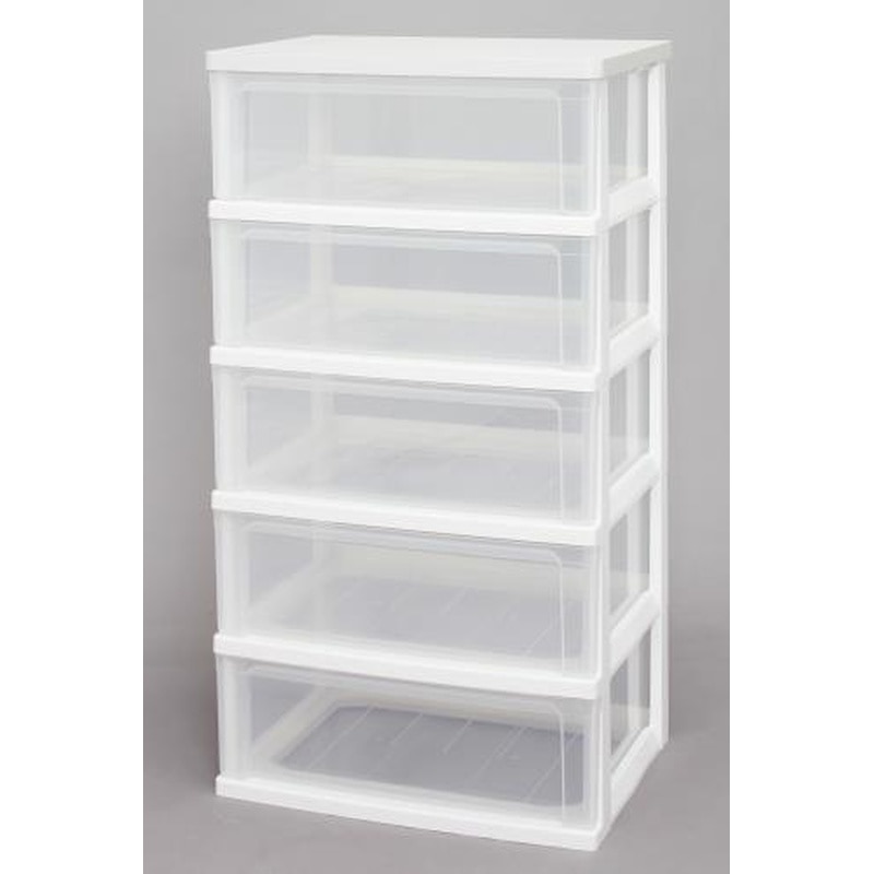 エスコ EA506L-83 556x410x1018mm引出し式収納ケース(5段) 1個（ご注文単位1個）【直送品】