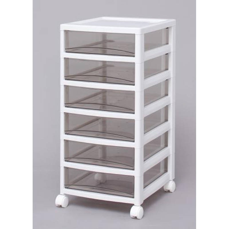 エスコ EA506L-87 320x390x680mm引出し式収納ケース(6段) 1個(ご注文単位1個)【直送品】