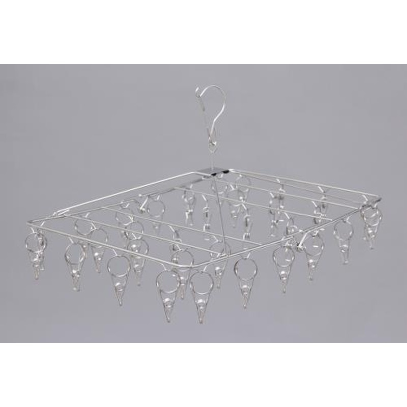 エスコ EA928CY-14 490x340x295mm洗濯ハンガー(ステンレス製) 1個（ご注文単位1個）【直送品】