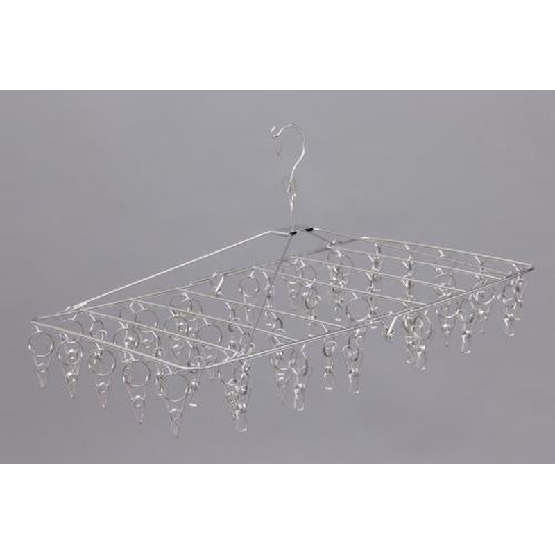 エスコ EA928CY-15 610x340x308mm洗濯ハンガー(ステンレス製) 1個（ご注文単位1個）【直送品】