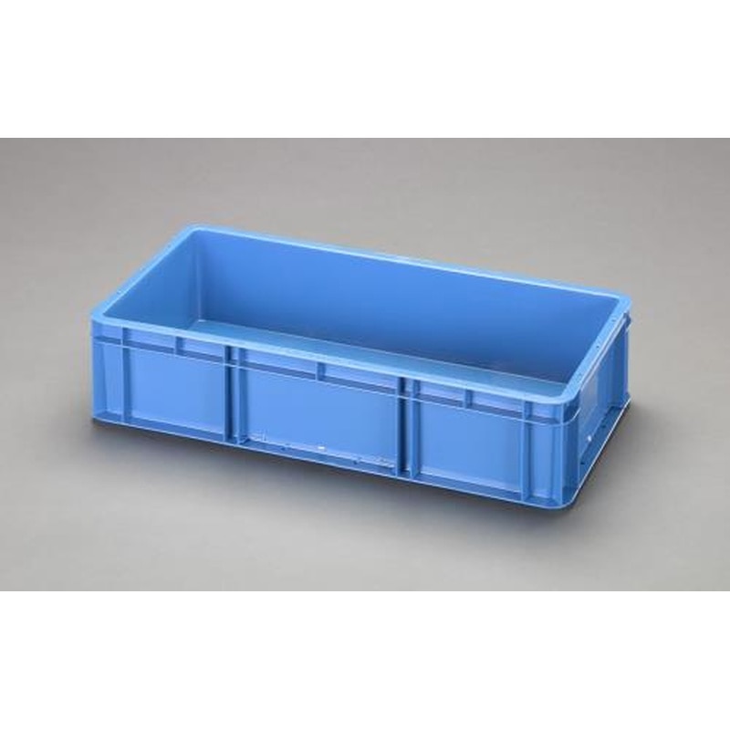 エスコ EA506AF-83 670x335x149mm/25.3Lコンテナ(青) 1個（ご注文単位1個）【直送品】