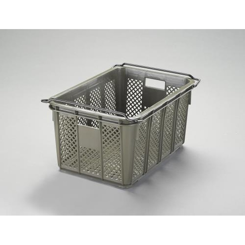 エスコ EA506AB-27D 824x574x418mm/144Lコンテナ(OD色) 1個（ご注文単位1個）【直送品】