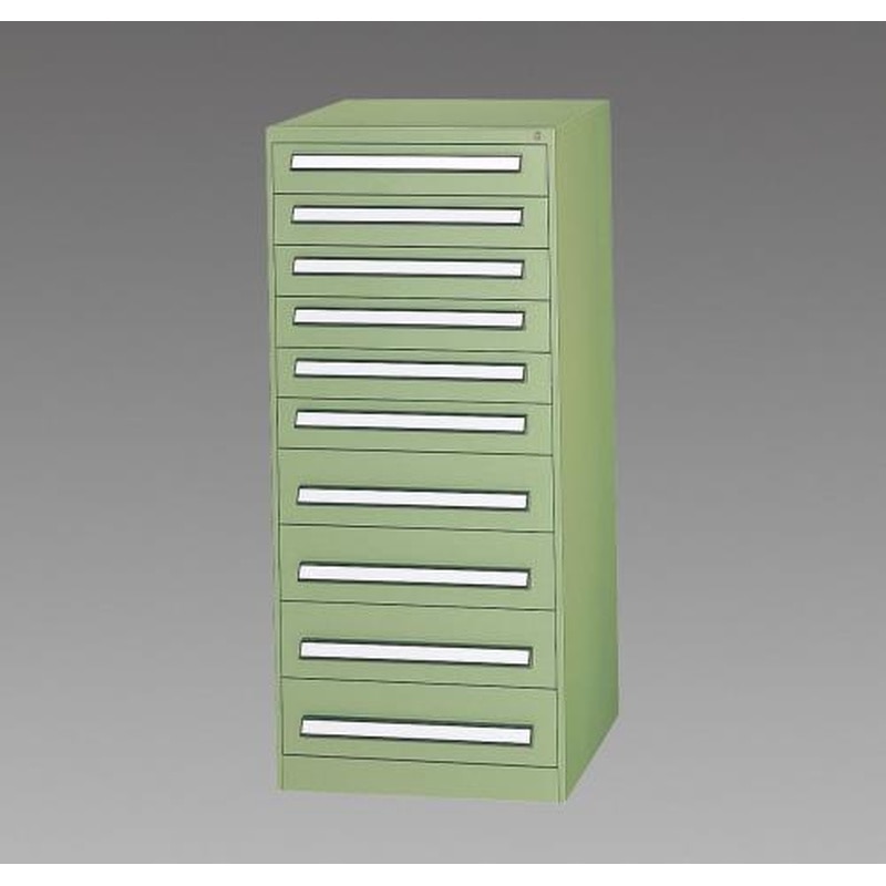 エスコ EA955A-11 580x620x1300mm/10段ツールキャビネット(軽量用) 1個（ご注文単位1個）【直送品】
