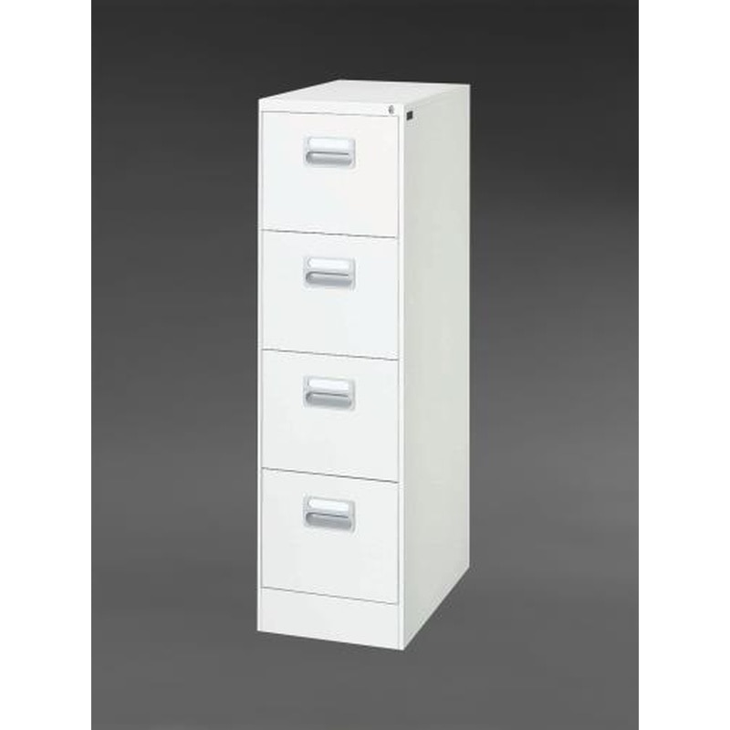 エスコ EA954DC-20 387x620x1335mm/4段(A4)キャビネット 1個（ご注文単位1個）【直送品】