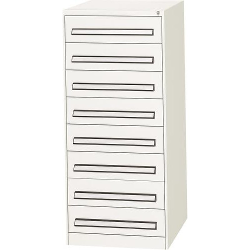 エスコ EA955AD-7A 580x620x1300mm/8段ツールキャビネット(軽量用) 1個（ご注文単位1個）【直送品】