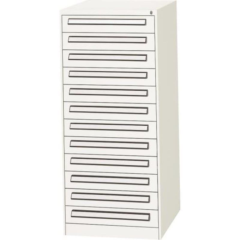 エスコ EA955AD-9A 580x620x1300mm/12段ツールキャビネット(軽量用) 1個（ご注文単位1個）【直送品】