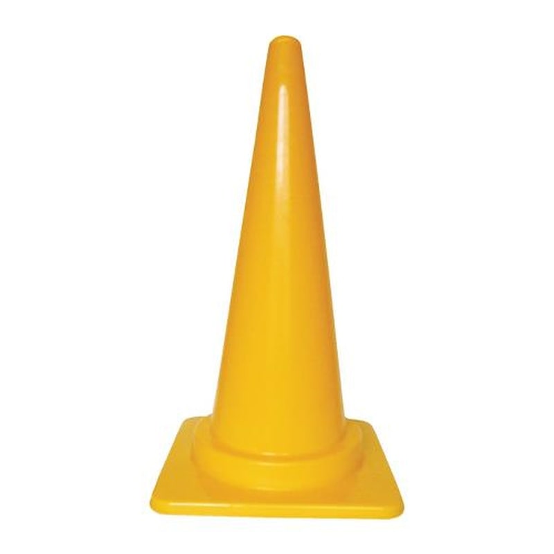 エスコ EA983FT-702 380x380x700mmコーン(黄/反射無/10本) 1個（ご注文単位1個）【直送品】