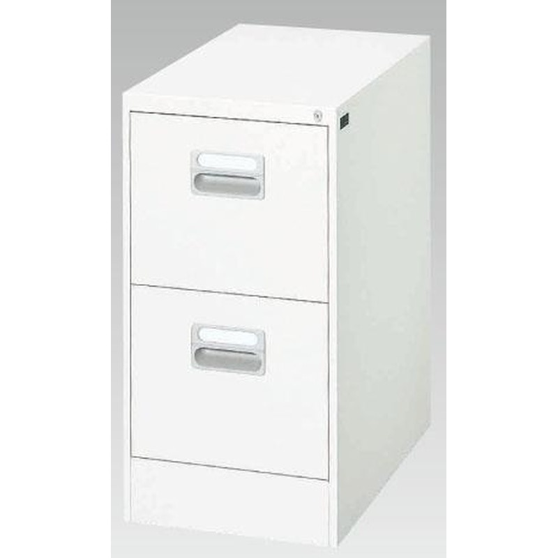 エスコ EA954DC-18 387x620x740mm/2段(A4)キャビネット 1個（ご注文単位1個）【直送品】