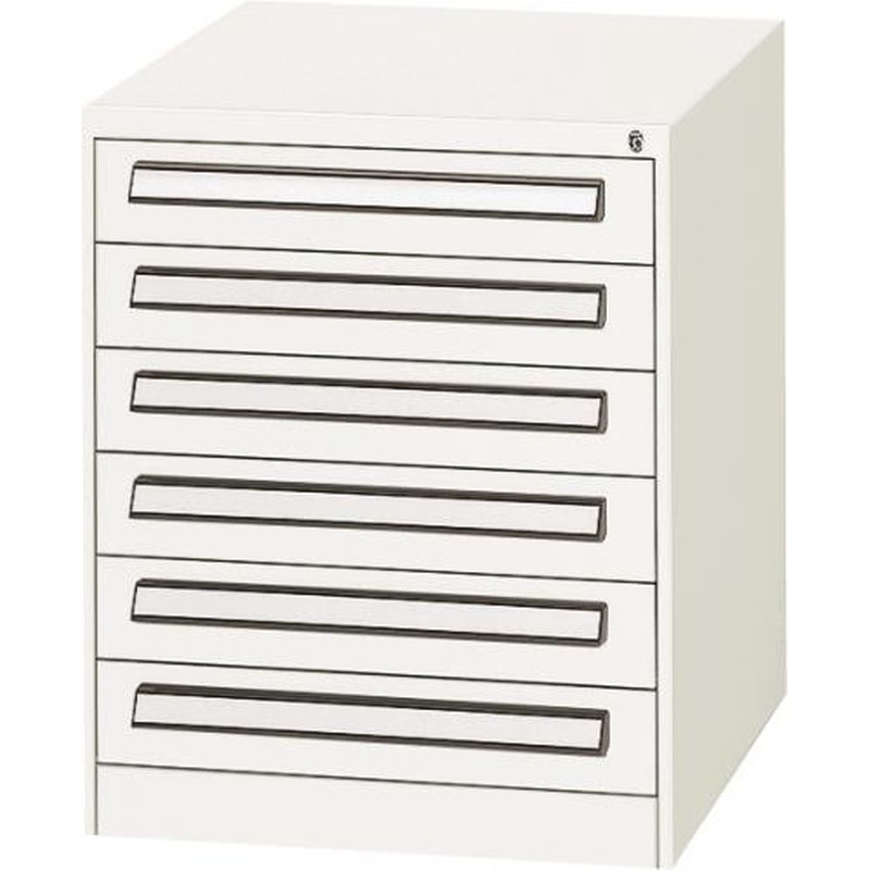 エスコ EA955AD-3A 580x620x700mm/6段ツールキャビネット(軽量用) 1個（ご注文単位1個）【直送品】