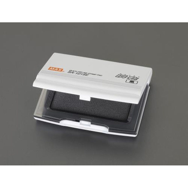エスコ EA762AE-41 84x66x17mm［黒]瞬乾スタンプ台 1個（ご注文単位1個）【直送品】