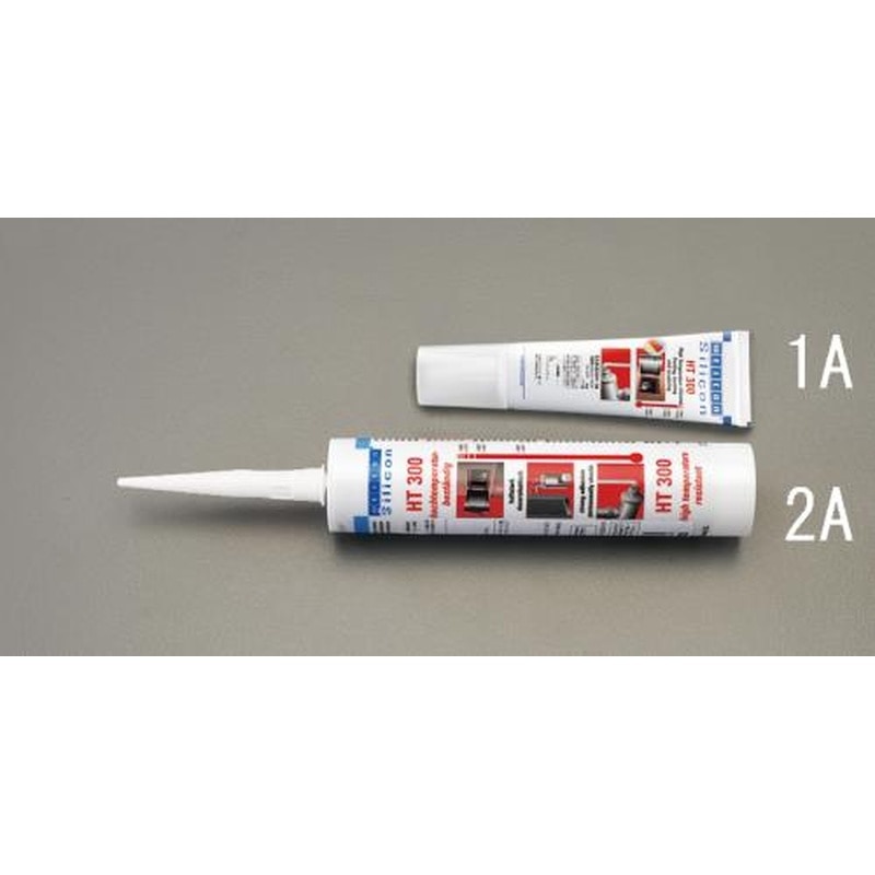 エスコ EA930AH-2A 310mlシリコ-ンシーラント(高温用/赤) 1個（ご注文単位1個）【直送品】