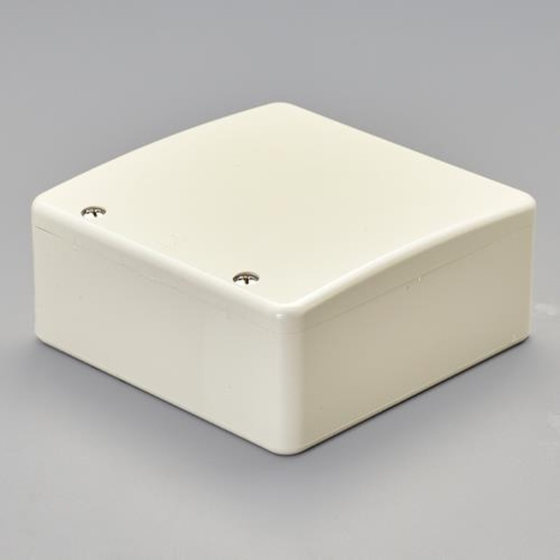 エスコ EA947HB-18 大形四角アウトレットボックス(深型/ノック無/ベージュ) 1個(ご注文単位1個)【直送品】