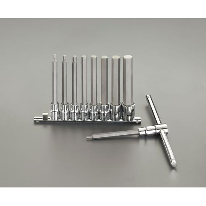 エスコ EA617GT-450 1/2”DRx250mm/4-19mm［INHEX]ビットソケットセット 1個（ご注文単位1個）【直送品】