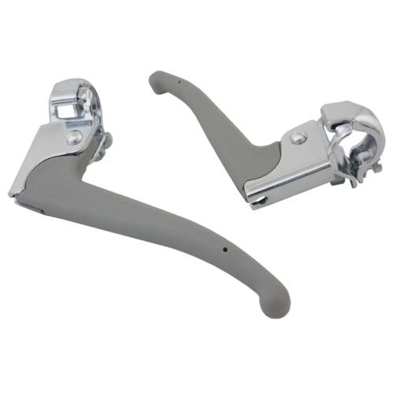 エスコ EA986YG-22 自転車用ブレーキレバー(グレー) 1個(ご注文単位1個)【直送品】