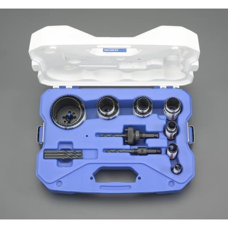 エスコ EA823LA-1 ホールソーセット(電気・水道設備用) 1個（ご注文単位1個）【直送品】