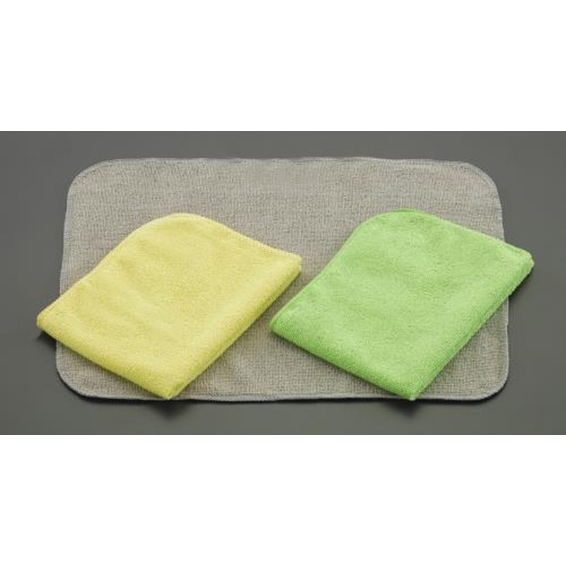 エスコ EA929DB-504A 305x406mmマイクロファイバークロス(3枚組) 1個（ご注文単位1個）【直送品】