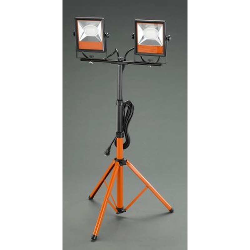 エスコ EA814AT-100 AC100V/50Wx2灯作業灯/LED(スタンド付) 1個（ご注文単位1個）【直送品】