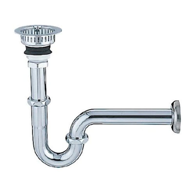 エスコ EA468CJ-238 S型排水トラップ 1個(ご注文単位1個)【直送品】