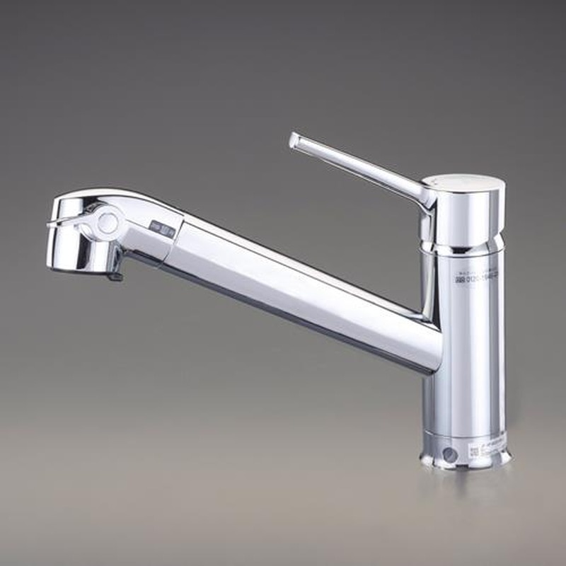 エスコ EA468HA-17 G1/2”シングル混合水栓(浄水器内蔵) 1個(ご注文単位1個)【直送品】