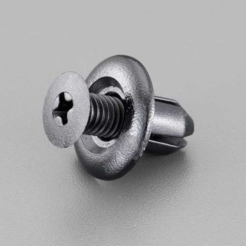 エスコ EA527CP-128 プッシュリベットクリップ(01553-01693/10個) 1個(ご注文単位1個)【直送品】