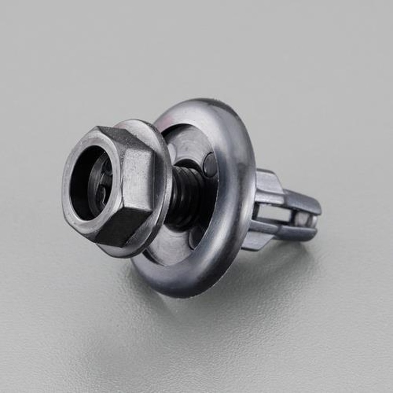 エスコ EA527CP-129 プッシュリベットクリップ(91516-SK7-013/10個) 1個(ご注文単位1個)【直送品】