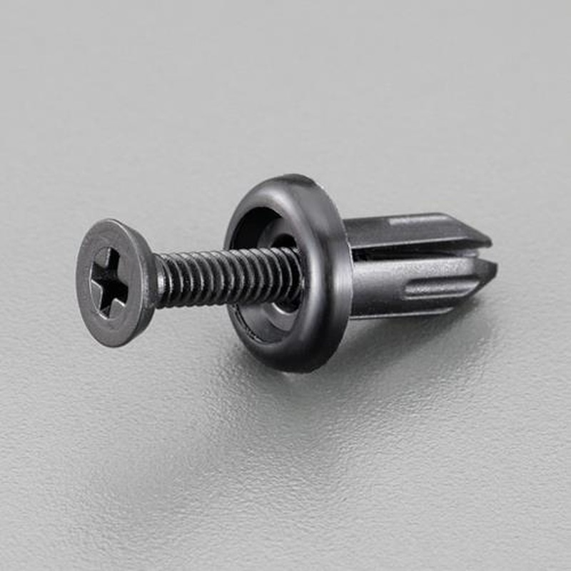 エスコ EA527CP-131 プッシュリベットクリップ(90044-68291-010/10個) 1個(ご注文単位1個)【直送品】