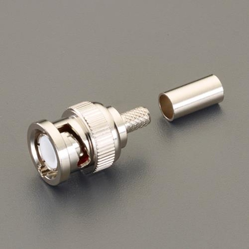 エスコ EA940PJ-1 BNC型プラグ(RG-58U・RG-58A/Uケーブル用) 1個(ご注文単位1個)【直送品】