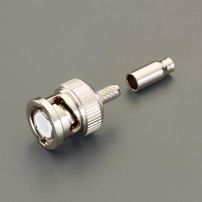 エスコ EA940PJ-4 BNC型プラグ(1.5D-2Vケーブル用) 1個(ご注文単位1個)【直送品】