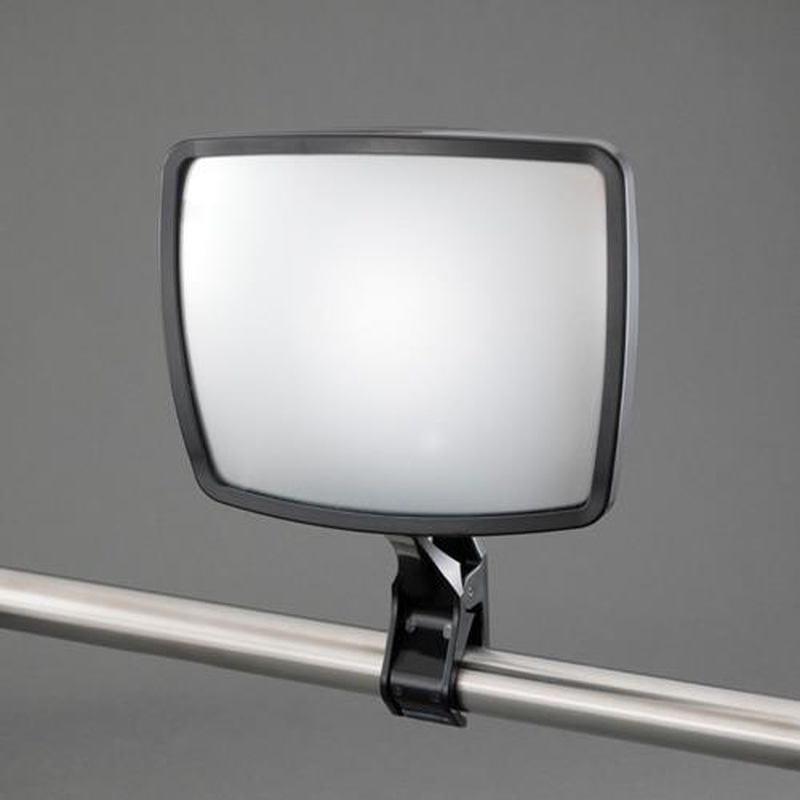 エスコ EA724Z-21 160x198mm凸面ミラー(クリップタイプ) 1個(ご注文単位1個)【直送品】