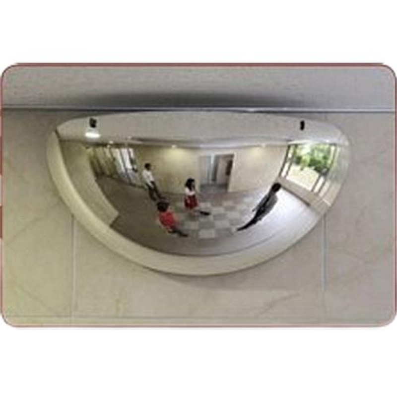 エスコ EA724Z-32 275x475mm曲面ミラー(壁面用・ポリカーボネイト製) 1個(ご注文単位1個)【直送品】