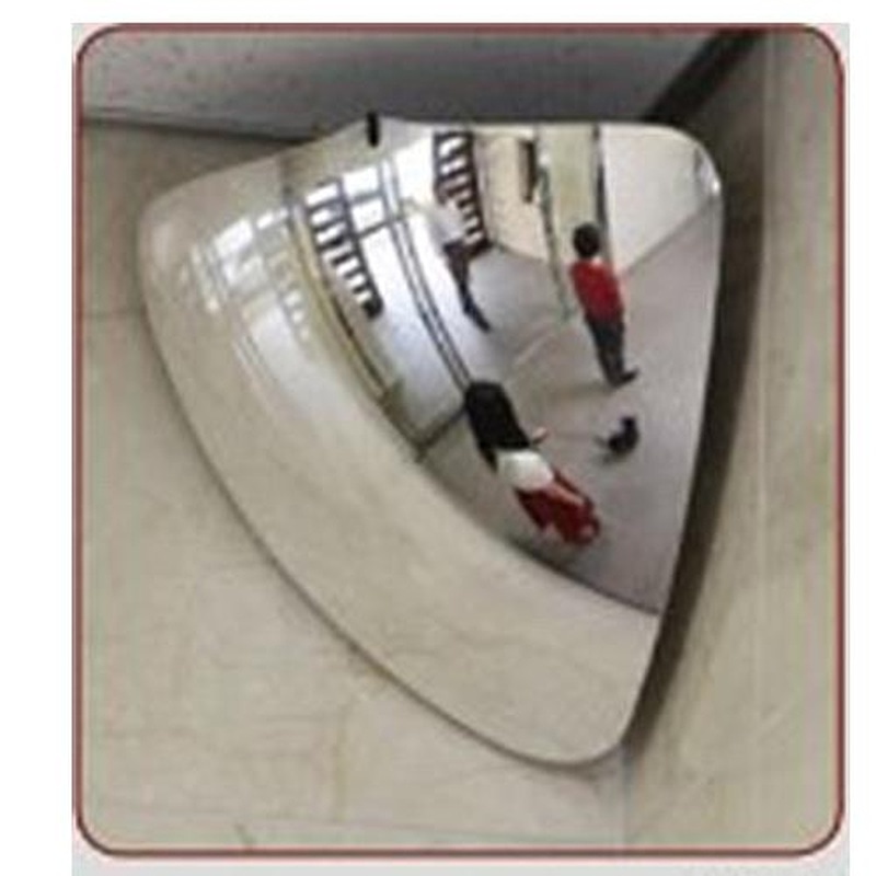 エスコ EA724Z-31 340x330mm曲面ミラー(コーナー用・ポリカーボネイト製 1個(ご注文単位1個)【直送品】