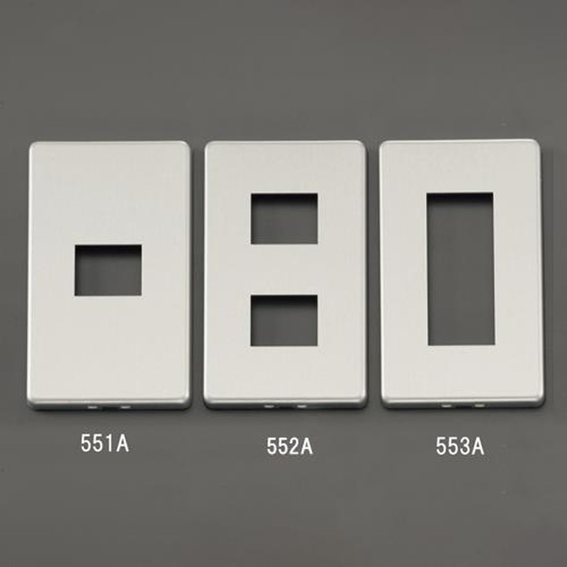 エスコ EA940CE-552A プレート(2個/1列/メタル製) 1個（ご注文単位1個）【直送品】