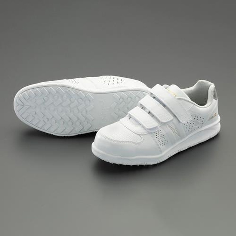 エスコ EA998VM-22A 22.0cmプロスニーカー(静電/白) 1個(ご注文単位1個)【直送品】